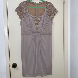 Alex Evening dress 14 petite lace detailing